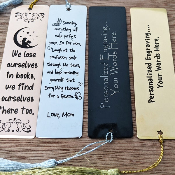 Personalized Gifts Metal Bookmark for Bible, Teacher, Kids, Men, Women, Dad, Him Her, Women, Students Book marker Gifts.