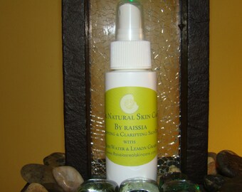 Detoxifying & Clarifying Tonic with Lemon Grass and Rose Water,Tight  Bright Skin, travel size 4oz.