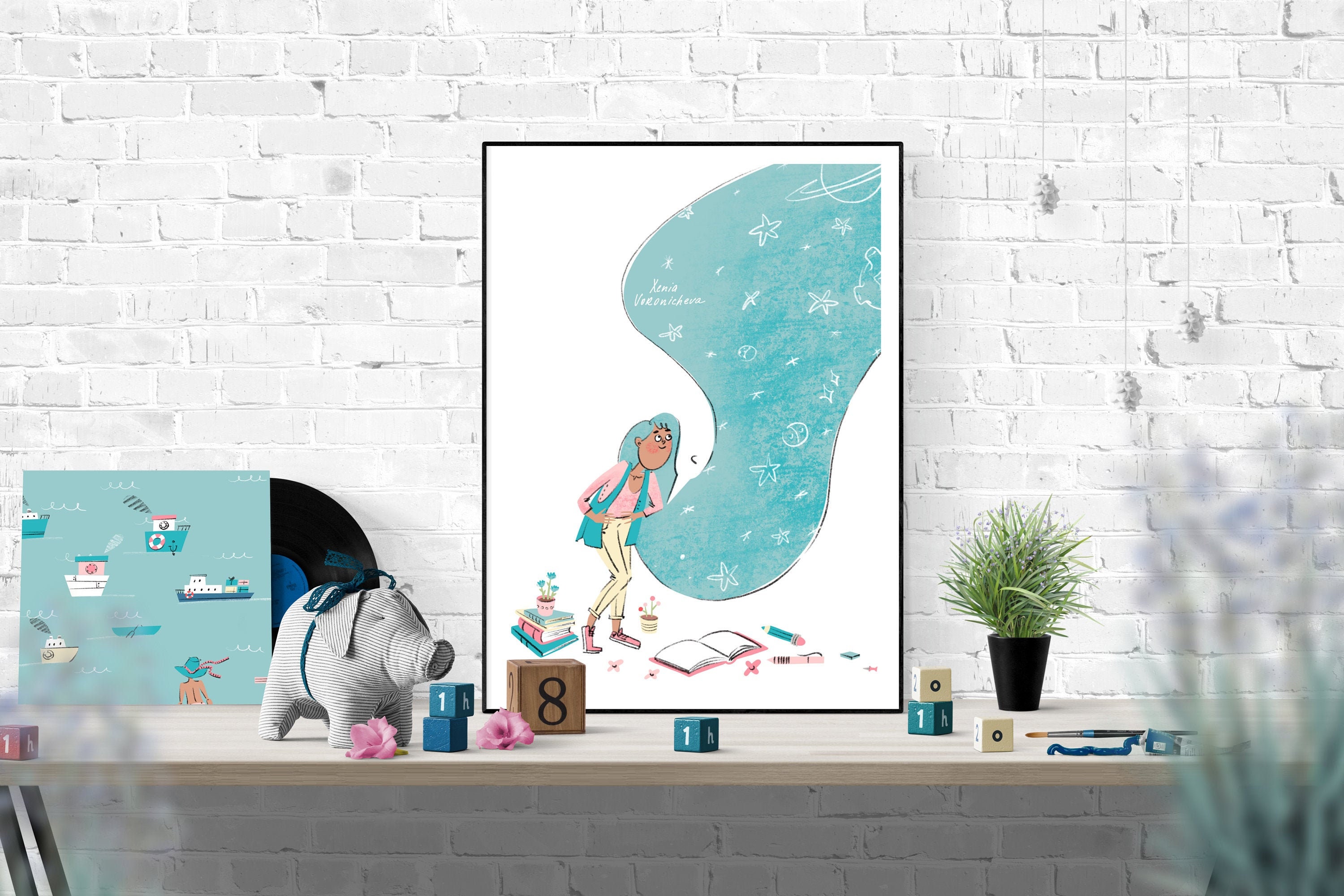 Large Bird Wall Art 12x16 For Living Room Bedroom Nursery Playroom Printable Poster For Baby Shower Or Birthday Decor Space Aesthetic