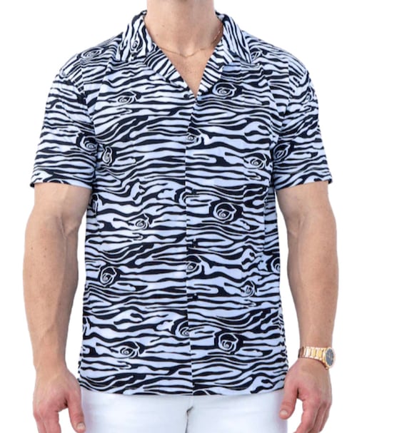 Acheter Chemise Boutonnée Imprimée D'animaux Colorés En 3D Pour