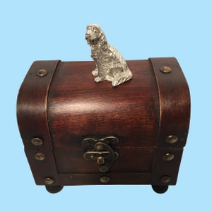 Irish Setter Musical Jewelry or Trinket Box. Available With or Without Music. Made In Texas