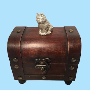 Chow Musical Jewelry or Trinket Box. Available With or Without Music. Made In Texas