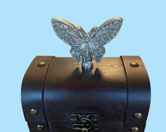 Butterfly Jewelry or Trinket Box. Music Options Below. Made In Texas