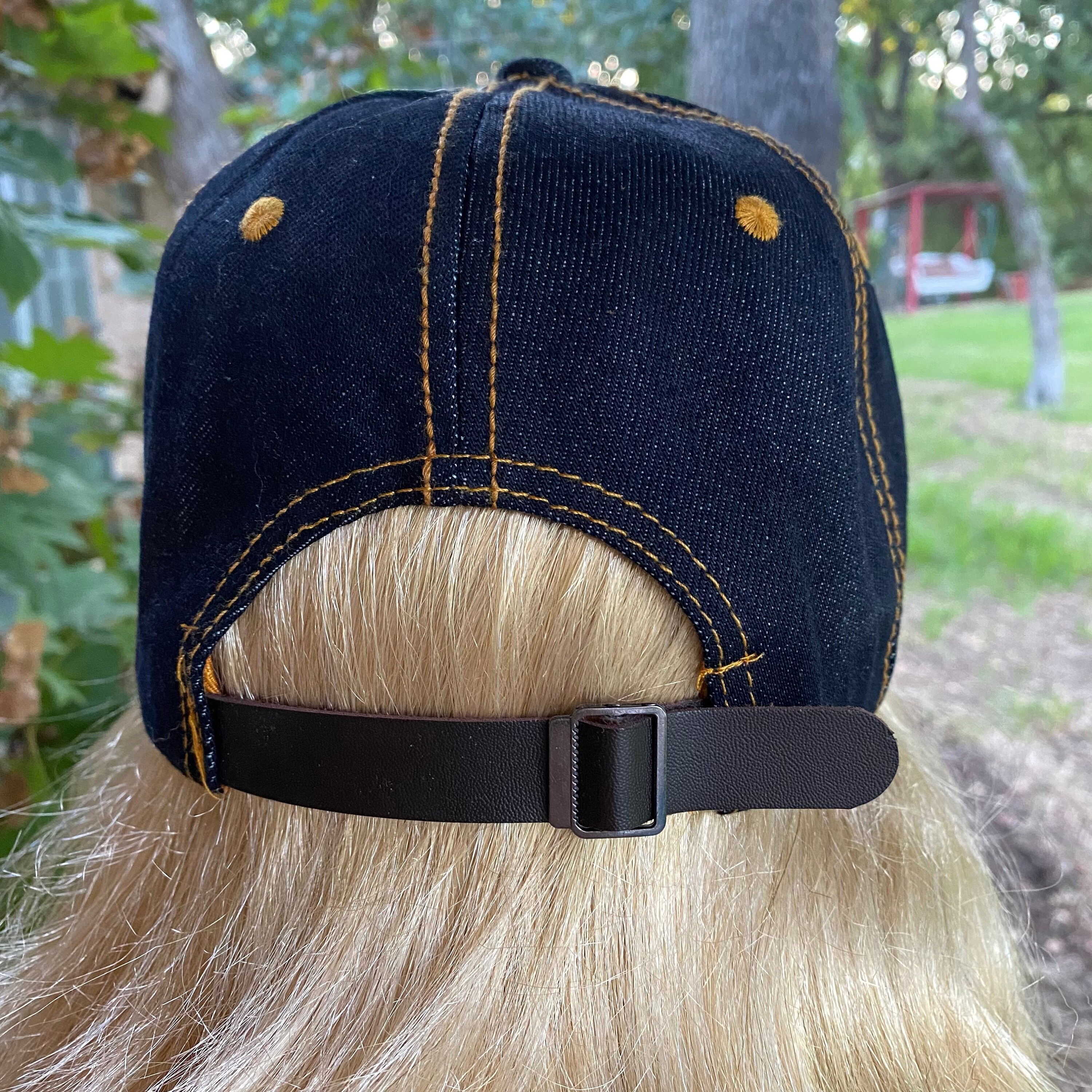 Distressed Black Denim Cap - Diesel - Men | WE IN STYLE