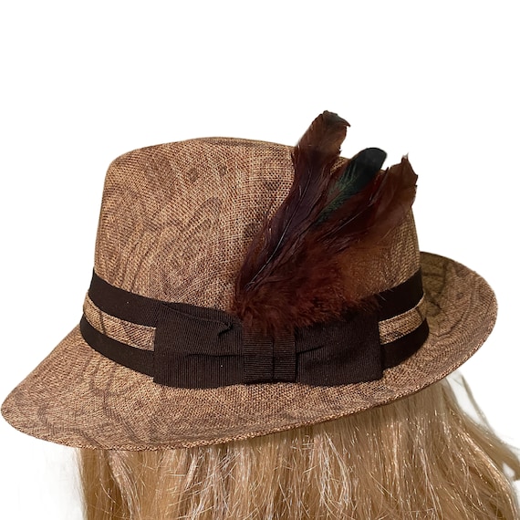 Crazy Train Beige Fedora with Brown Band Crazy Train Hats for Women on Sale up to 90% Off: Poshmark main image 2
