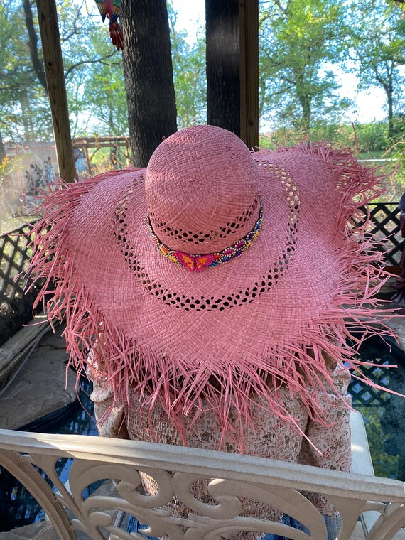 Chapeau de soleil pliable à large bord pour femme avec nœud enroulable pour vacances voyage UPF 50