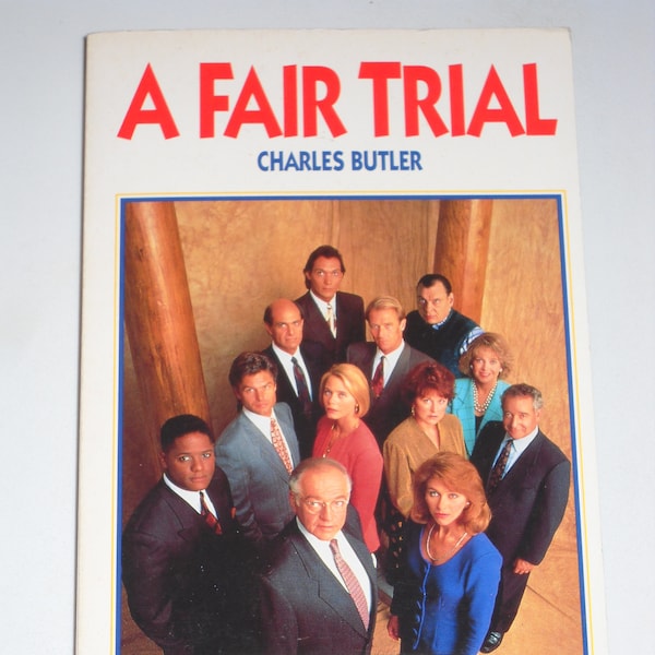1991 LA Law - A Fair Trial by Charles Butler British Printing by Eric Alter Susan Dey Blair Underwood TV tie-in vintage paperback book
