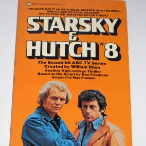 Starsky & Hutch (You Pick) #6 Psychic, #7 Set-Up #8 - David Soul Paul Michael Glaser TV tie-in vintage paperback book novel, Max Franklin