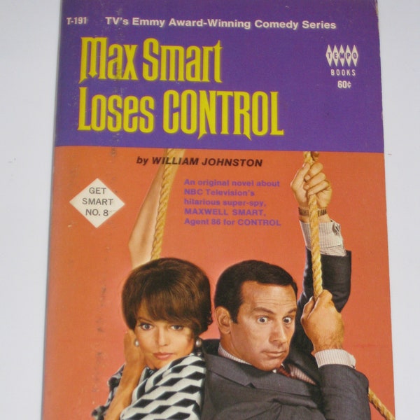 Get Smart #8 Loses Control  (You Pick) by William Johnston NBC TV tie-in series vintage paperback book Don Adams Agent 86 CONTROL Spy novel