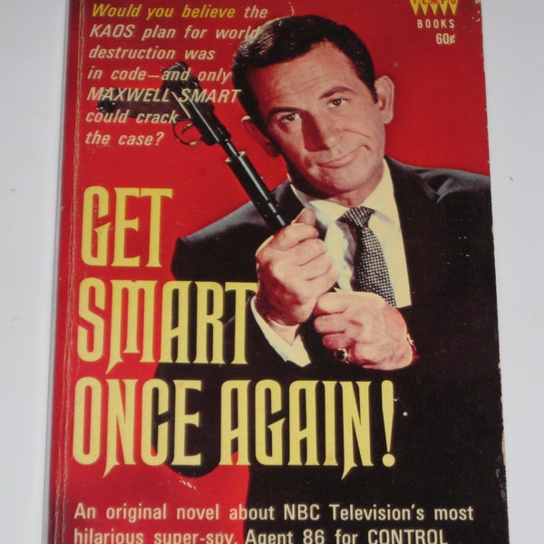 Get Smart (You Pick) #3, #4, #5, Would You Believe  William Johnston NBC TV tie-in series vintage paperback book Don Adams Agent 86 CONTROL