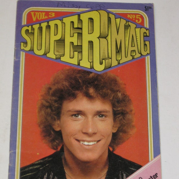 1979 Lot of 3 Supermags Willie Aames Eight is Enough, Superman, Leif Garrett, Annie, Olivia Newton-John, Ricky Schroder, Devo tv magazine