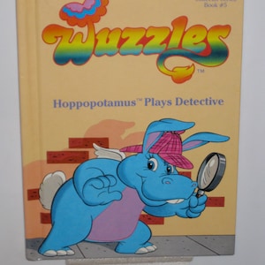 You Pick 80s Cartoon books: Wuzzles, Pound Puppies, Cabbage Patch Kids children&#39;s books, Eleroo&#39;s Big Surprise, Hoppopotamus Plays Detective