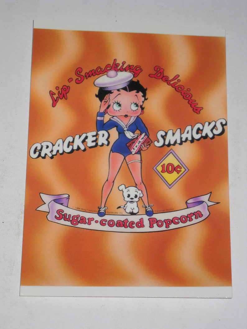 Gone With the Wind Wizard of Oz Sound of Music You Choose never used postcards Cracker Smacks Vintage Betty Boop Hollywood new