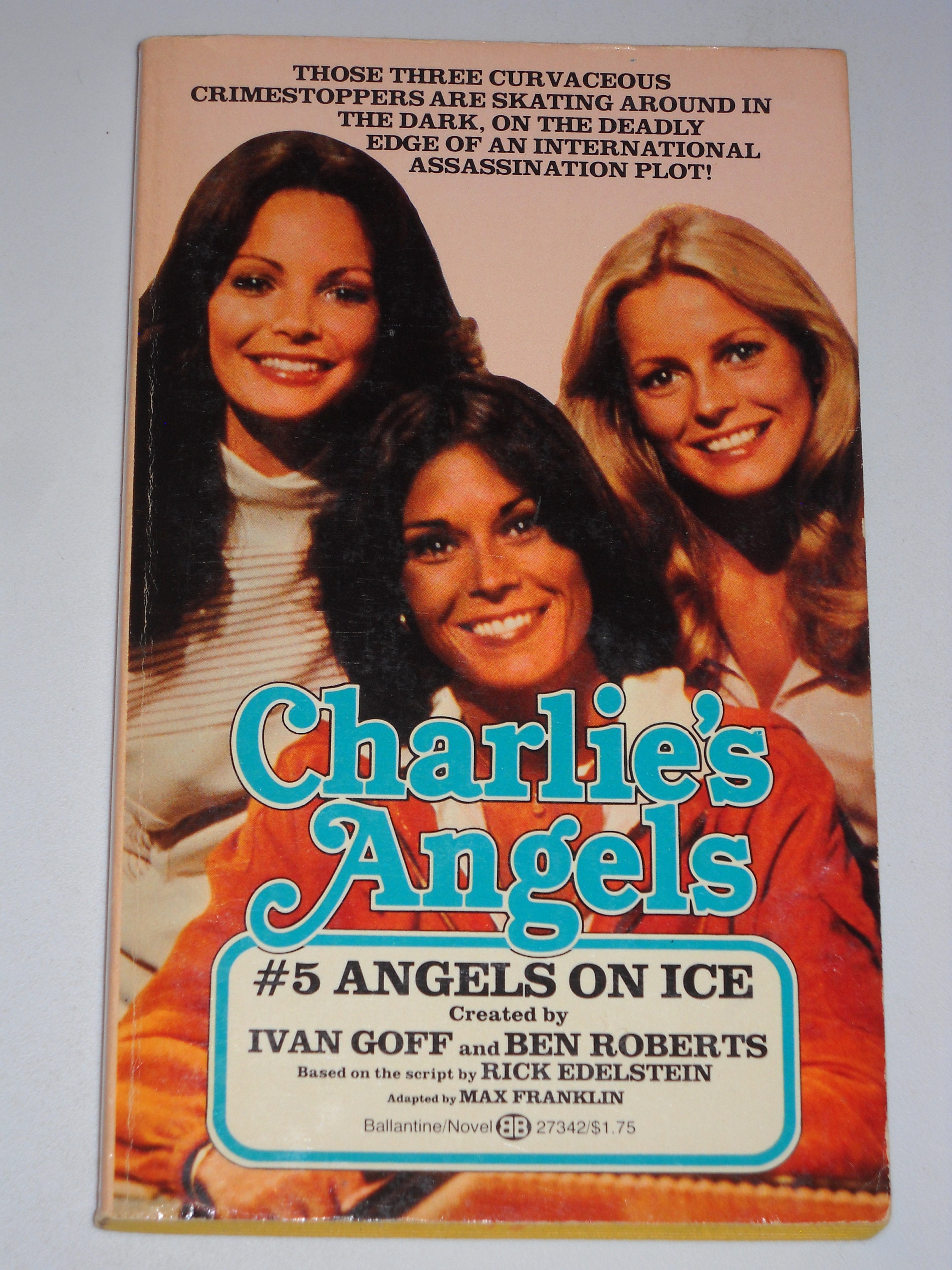1978 Charlie's Angels 5 Angels on Ice 1st Edition VGFN TV Series Tie