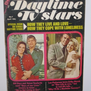 You Pick Daytime TV Stars 7-11 Soap Opera Magazine Days of Our Lives One Life to Live Erika Slezak Kathryn Hays As the World Turns Dell