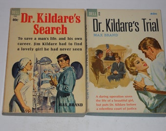 1960s Dr. Kildare (You Pick) Paperback lots, Richard Chamberlain TV tie-in books - Dr. Kildare's Trial, Dr. Search, Whitman, Dr. Dare-Kill