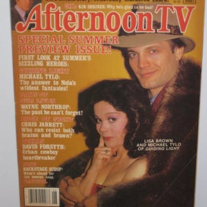 You Pick Afternoon TV 1982 Soap Opera Magazines Guiding Light One Life to Live Young & Restless General Hospital Colleen Zenk Joel Crothers