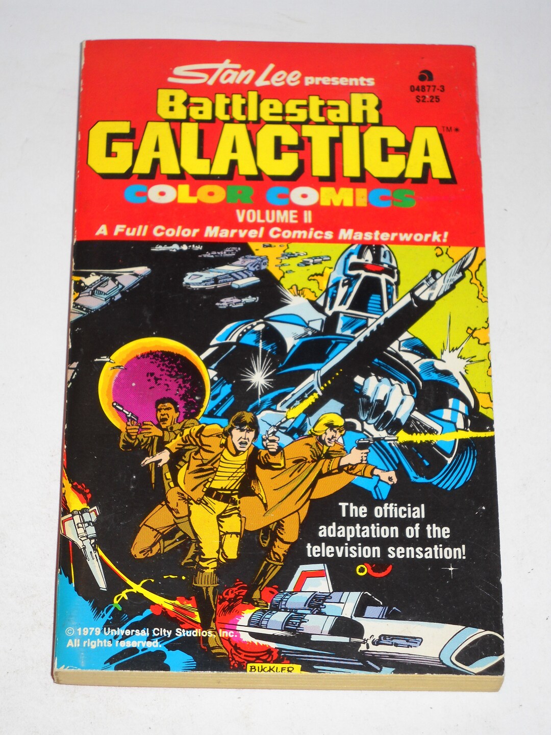 1978 Battlestar Galactica Comic Adaption Book 2 Glen Larson TV Tie-in ...