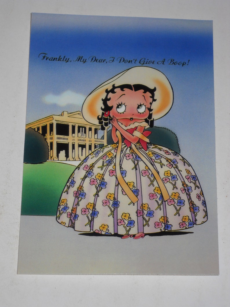 Gone With the Wind Wizard of Oz Sound of Music You Choose never used postcards Cracker Smacks Vintage Betty Boop Hollywood new