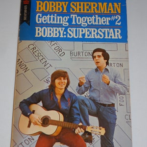 1971 Bobby Sherman Getting Together #2 (Partridge Family spin-off) TV series tie-in novel VG Curtis Books Chris Stratton