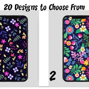 Phone Case - Floral Patterns - choose from various Floral patterns - 12 designs available in this listing