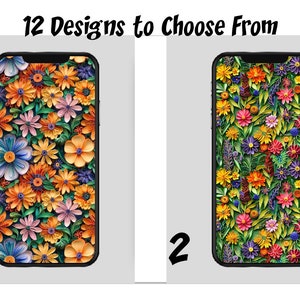 Phone Case - Summer Flower Paper Quilling designs - 12 designs to choose from - graphic phone case