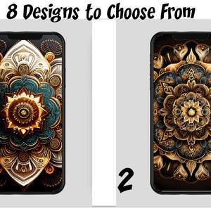 Phone Case - Colorful Mandala - 8 designs to choose from - graphic phone case