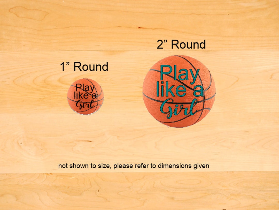 Basketball Play Like a Girl Basketball Pin Basketball Etsy Australia