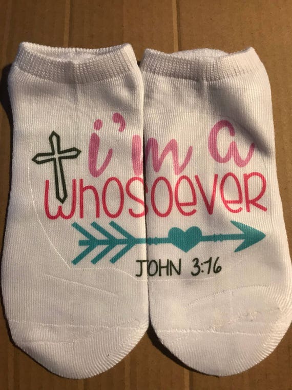 Custom Socks Gift Socks ** NOT VINYL ** Lucky Socks Motivational Socks Live Wild Flower Child