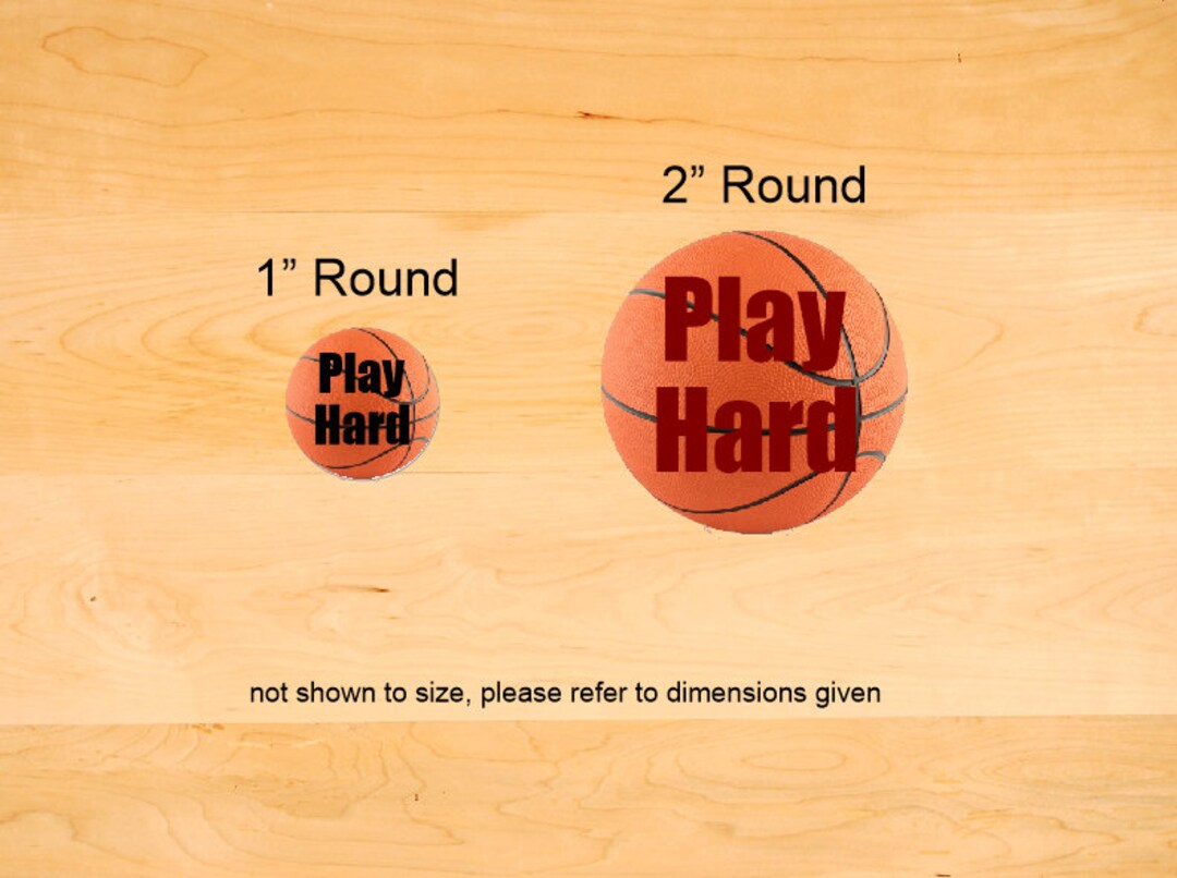Basketball Play Hard Basketball Pin Basketball Button Etsy