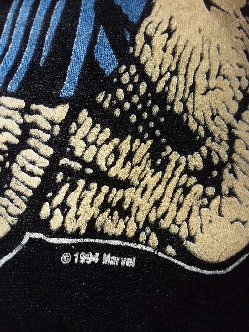 Vintage 90s Children/'s Long Sleeve X-Men Wolverine Pajama Top Shirt with Removable Cape Size XS 45