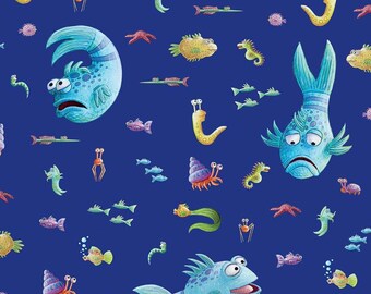 More Grey Cat Fish Bone Riley Blake 100/% Cotton Fabric FQ Metre Half Metre