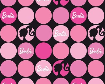 barbie logo fabric