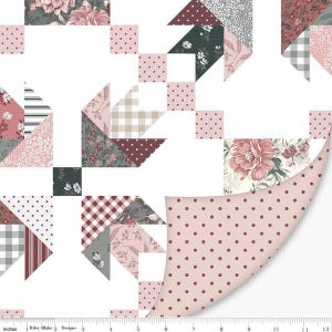 Double Lush Velvet Prairie Chain LV16563 - Riley Blake Designs - Double Sided Plush - No Fray Edge