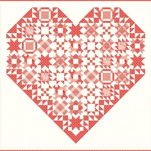 SALE Endless Love Boxed Quilt Kit KT-15400 by Sandy Gervais - Riley Blake Designs - Pattern Fabric- Quilting Cotton Fabric