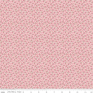 SALE Home Town Bodell C13594 Frosting by Riley Blake Designs - Floral Flowers - Lori Holt - Quilting Cotton Fabric