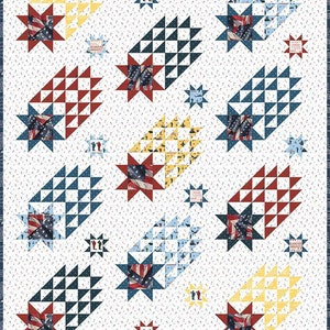 SALE Star Stream Quilt PATTERN P162 by Sally Davies - Riley Blake Designs - Instructions Only - Fat Quarter/Fat Eighth/Scrap Friendly