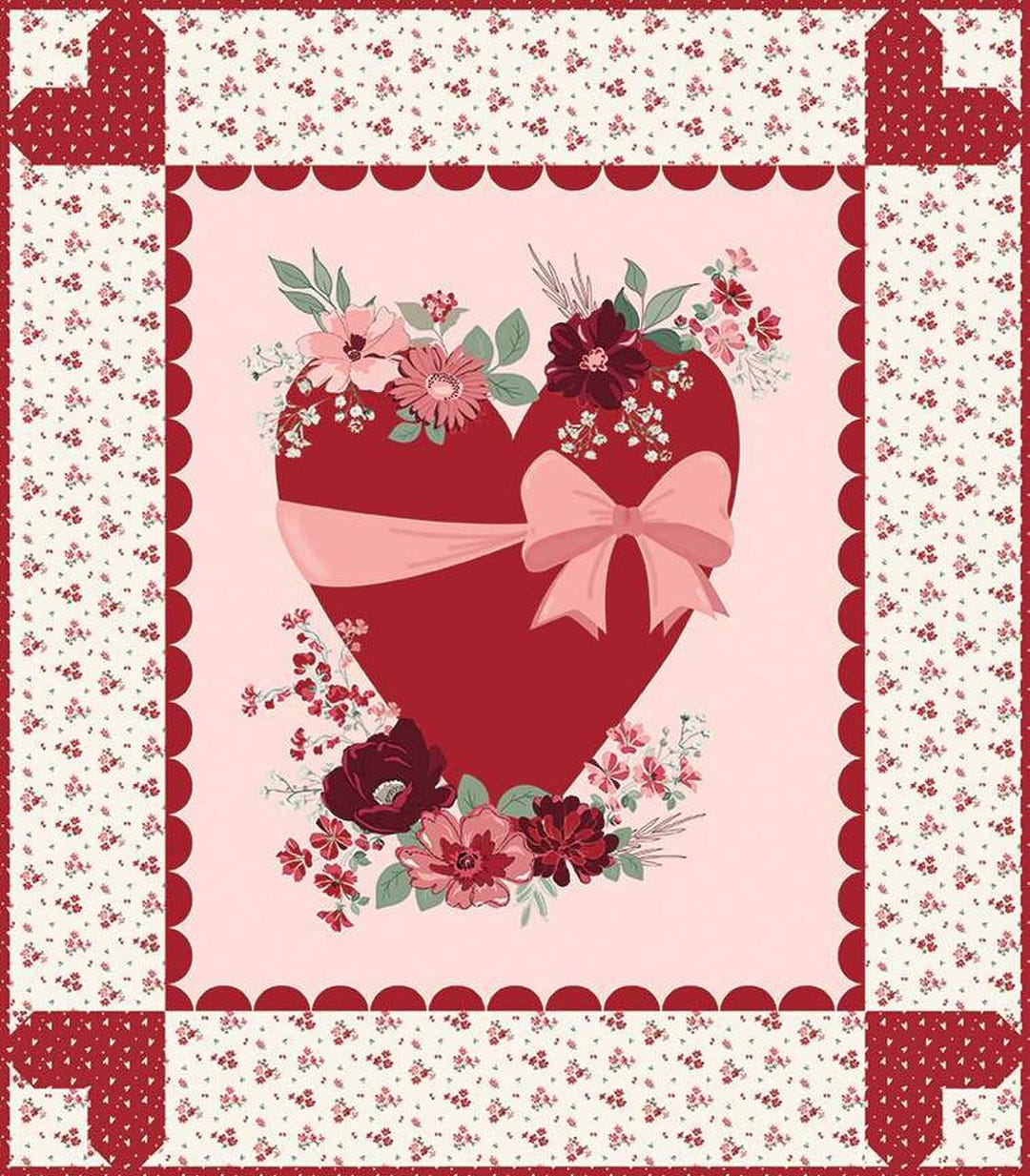 SALE Love You Always Panel Boxed Quilt Kit - Sandy Gervais - Riley ...