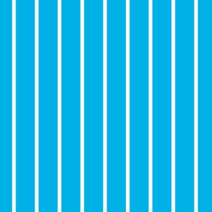 May include: A repeating pattern of alternating blue and white vertical stripes.