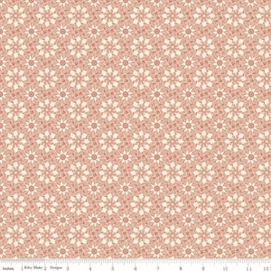 CLEARANCE Elegance Enlightened C12222 Rose by Riley Blake Designs - Floral Flowers Geometric - Quilting Cotton Fabric