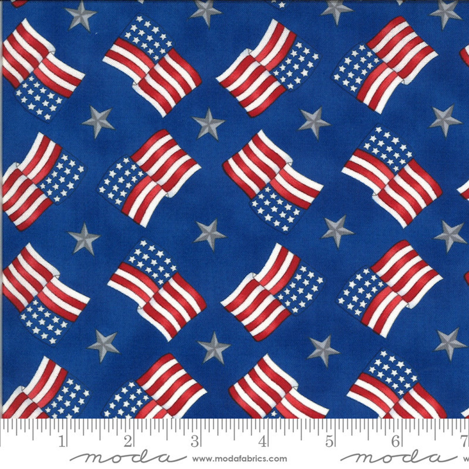 america the beautiful flags stars 19986 lake blue moda etsy