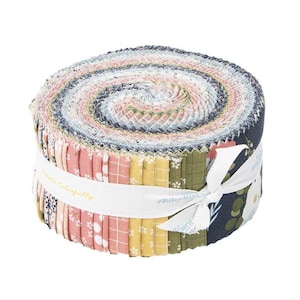 DEAL Day in the Life 2.5 Inch Rolie Polie Jelly Roll 40-Piece - Riley Blake Designs - Precut  Bundle - Quilting Cotton Fabric