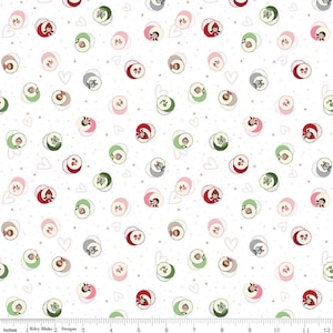 CLEARANCE To Grandmother&#39;s House Character Cameo C14372 Cloud by Riley Blake Designs - Little Red Riding Hood - Quilting Cotton Fabric