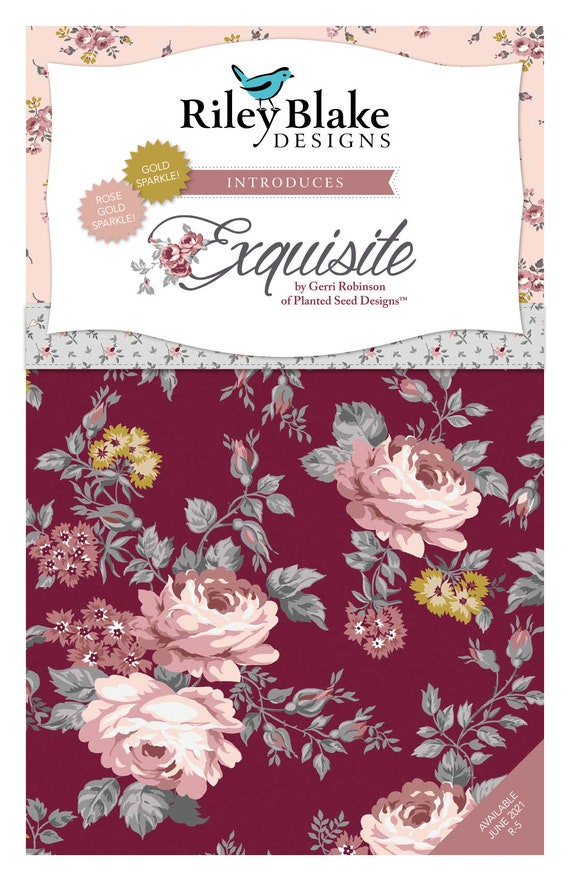 Gerri Robinson Exquisite 25 Fat Quarters Riley Blake Designs FQ-10700-25 Gerri Robinson Exquisite 25 Fat Quarters Riley Blake Designs FQ-10700-25