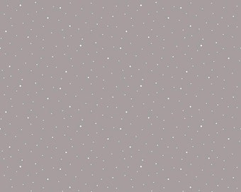 SALE Dapple Dot C640 Riley Gray by Riley Blake Designs - Pin Dots Dotted Dots - Quilting Cotton Fabric