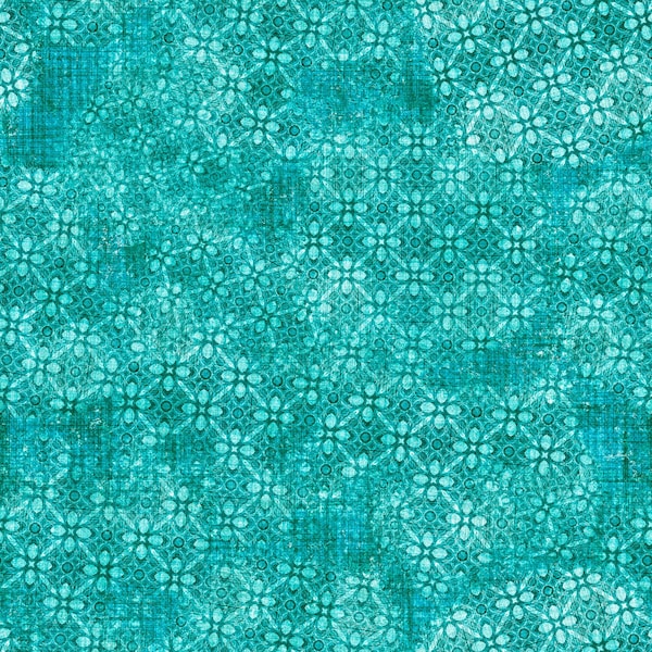 SALE Eye of the Tiger Geo Blender 30479 Turquoise Q - QT Fabrics - Texture - Quilting Cotton Fabric