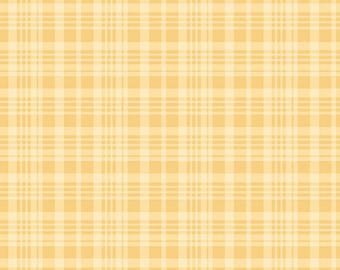 SALE Winnie the Pooh Plaid Yellow C17005 - Riley Blake Quilting Cotton Fabric