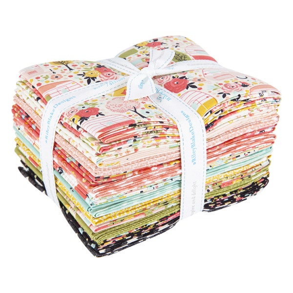 Joy in the Journey Fat Quarter Bundle 18 pieces - Riley Blake Designs - Pre Cut Precut - Camping - Quilting Cotton Fabric