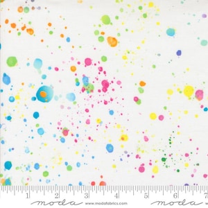 3 Yard Cut - Gradients Euphoria Splatters WIDE BACK 108024 Rainbow - Moda Fabrics - 107/108&quot; Wide - Multicolored - Quilting Cotton Fabric