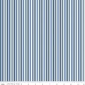 SALE Denim Blue and White 1/8 Eighth Inch Stripe - Riley Blake Designs - Quilting Cotton Fabric